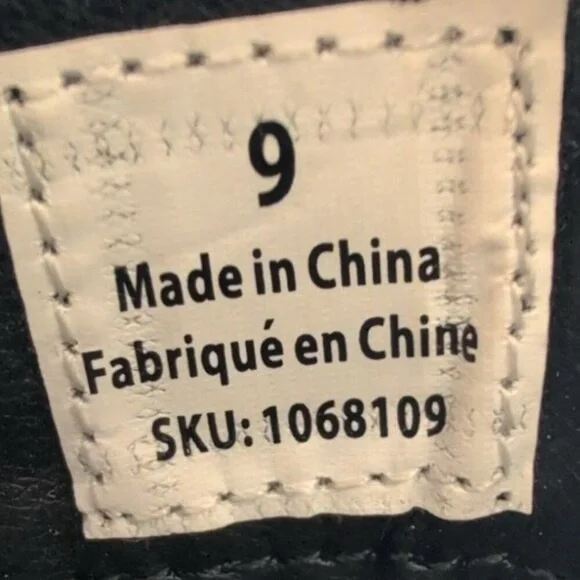 My Style Combat Military Ankle Boots Women s size 9 with Block Heel in Black - Picture 6 of 6